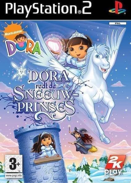Dora Redt de Sneeuwprinses (PS2 Games) (Playstation 2), Games en Spelcomputers, Games | Sony PlayStation 2, Zo goed als nieuw