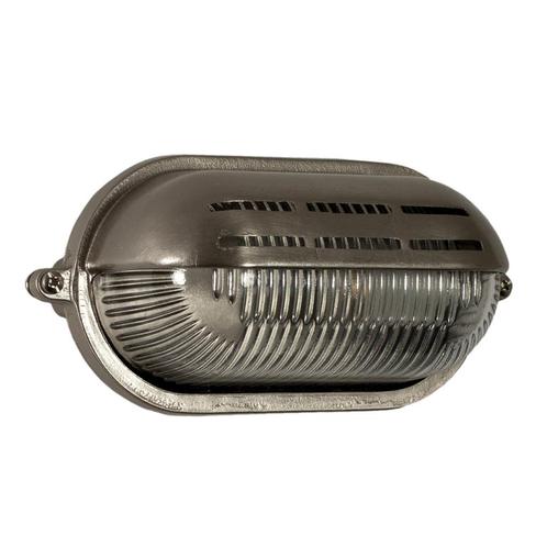 Scheepslampen & Maritiem Gulf Scheepslamp Nikkel, Tuin en Terras, Buitenverlichting, Verzenden