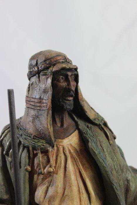 Goldscheider - daprès Arthur Strasser - Statue, Garde du, Antiek en Kunst, Antiek | Glaswerk en Kristal