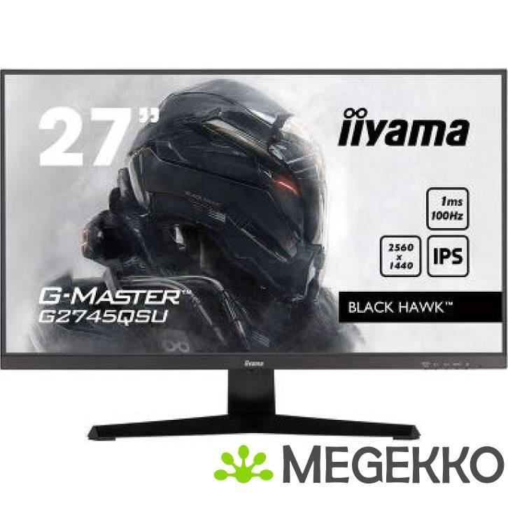 Iiyama G-Master Black Hawk G2745QSU-B2 27  Quad HD 100Hz IPS, Computers en Software, Overige Computers en Software, Nieuw, Verzenden
