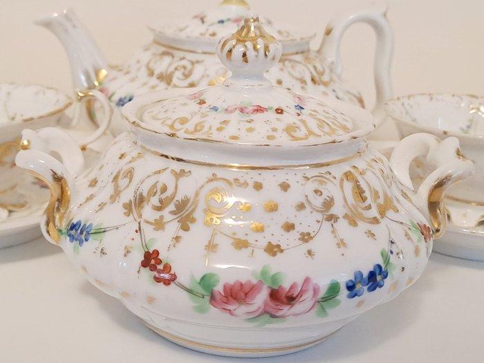 Vieux Paris - Koffieservies - Porselein, Antiek en Kunst, Antiek | Glaswerk en Kristal