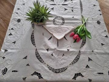 Tovaglia cotone gran misura 18 posto ecrù color - Nappe -