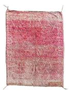 Roze Marokkaanse Berber vintage wollen tapijt - Boho Chic, Huis en Inrichting, Nieuw