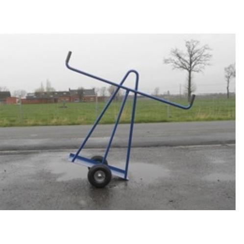 Platenwagen hoog stalen velg met nooit meer lek polyurethaan, Doe-het-zelf en Bouw, Transportwagens