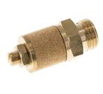 Silencieux de Contrôle du Débit en Laiton G1/4 Avec Écrou, Doe-het-zelf en Bouw, Verzenden, Nieuw