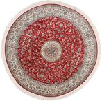 Rond zijden Kashmir-tapijt van 2 m - luxueus ontwerp en