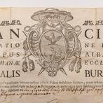 Heilig kruis relikwie met document - Bergkristal - 1750-1800