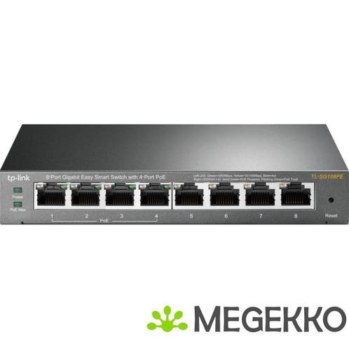 TP-Link 8-Port Gigabit TL-SG108PE, Computers en Software, Overige Computers en Software, Nieuw, Verzenden