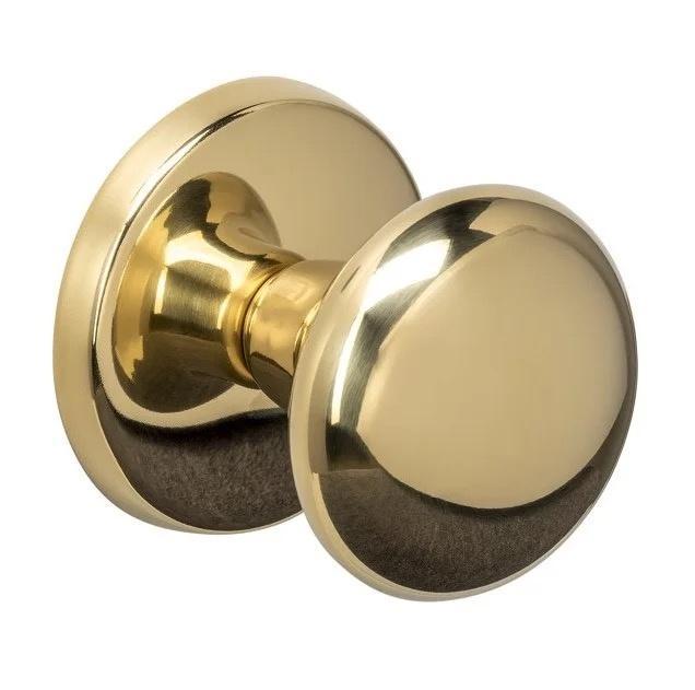 Voordeurknop paddenstoel ø58mm op achterplaat éénzijdige., Doe-het-zelf en Bouw, Hang- en Sluitwerk, Overige typen, Nieuw, Ophalen of Verzenden