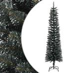 vidaXL Kunstkerstboom met standaard smal 180 cm PVC groen, Diversen, Verzenden, Nieuw