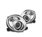 Phares Pour Fiat 500 07-15 Diurnes Tfl Fond Chromé, Verzenden, Nieuw