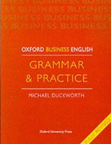 Oxf Bus Eng Grammar & Practice 9780194570688, Verzenden, Michael Duckworth