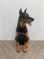 Beeld, Dobermann - 88 cm - Biscuit porselein - 1970