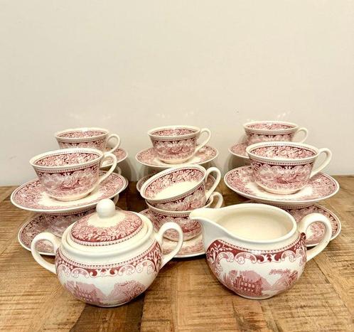 Petrus Regout - Koffie- en theeservies (25) - Porselein -, Antiek en Kunst, Antiek | Meubels | Tafels