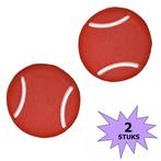 Fako Bijoux® - Tennisdemper - Tennisbal - Rood - 2 Stuks, Nieuw, Verzenden