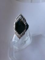 Argent, Onyx & Marcasites - Bague - Style Art déco, Antiek en Kunst
