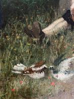 Scuola italiana (XIX-XX), firmato A. Campriani - Paesaggio, Antiquités & Art, Art | Peinture | Classique