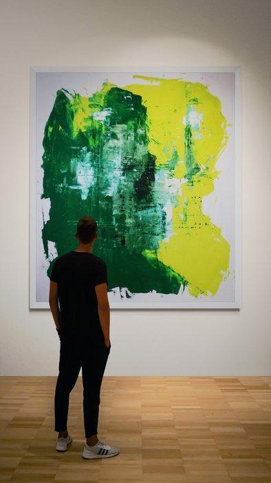 Floria Rey - AllGreen Extra Large - XXL, Antiek en Kunst, Kunst | Schilderijen | Modern