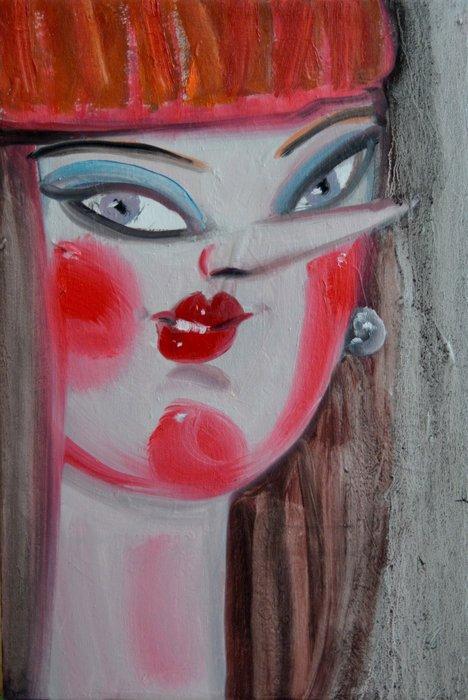 yana medow - Fillie, Antiquités & Art, Art | Peinture | Moderne