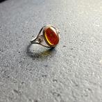 Oude echte Baltische amberring - Barnsteen - Baltic amber -, Antiek en Kunst