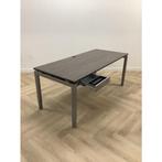 Tweedehands bureau vv persoonlijke lade 180x80 cm, bruin -, Gebruikt, Bureau