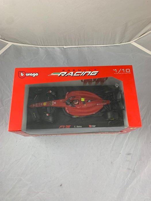 Bburago 1:18 - Modelauto - FERRARI f175 Sainz, Hobby en Vrije tijd, Modelauto's | 1:5 tot 1:12