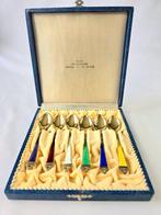 Nils Hansen - Gold-plated - Theelepel (6) - Kroon - .925