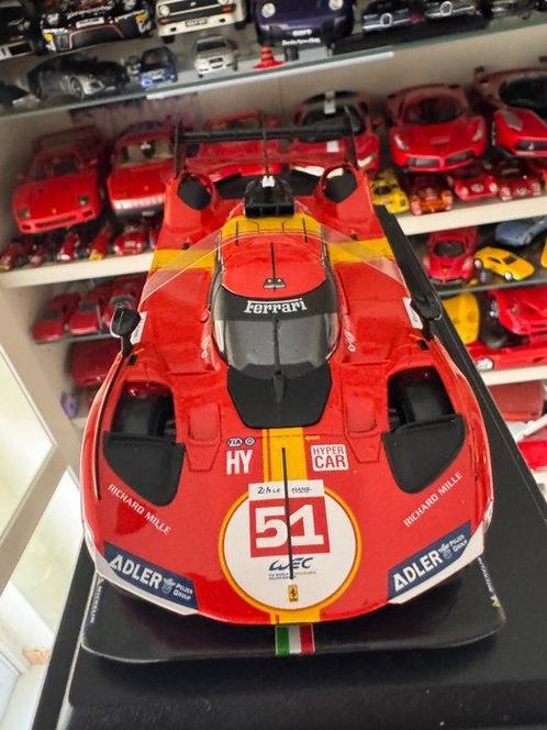 Bburago 1:24 - Modelauto - Ferrari 499P #51 ganhador 24h, Hobby en Vrije tijd, Modelauto's | 1:5 tot 1:12