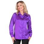 Disco 70S Blouse Paars, Kleding | Dames, Verzenden, Nieuw