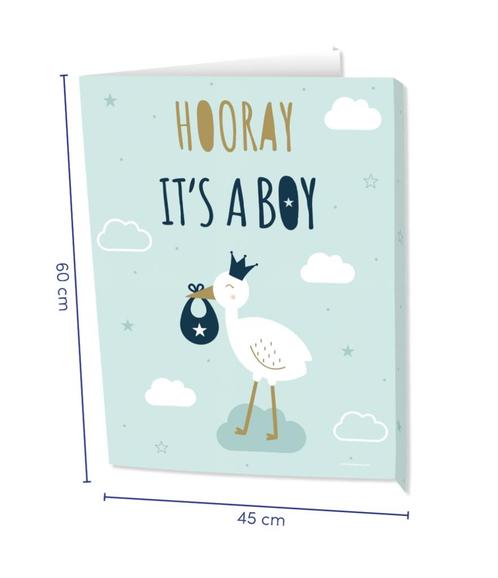 Window signs Newborn baby boy 60cm, Hobby & Loisirs créatifs, Articles de fête, Envoi