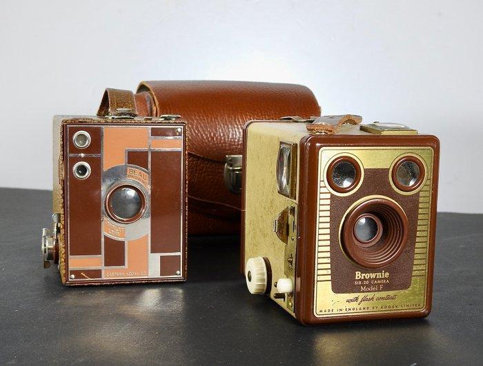 Kodak Brownie Beau 2 en Brownie six-20 Model F Appareil, Audio, Tv en Foto, Fotocamera's Analoog