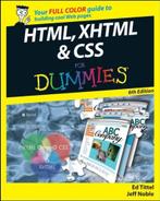 Html, Xhtml And Css For Dummies 9780470238479 Ed Tittel, Verzenden, Gelezen, Ed Tittel