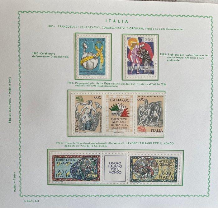 Italiaanse Republiek 1985/1998 - Repubblica italiana album, Postzegels en Munten, Postzegels | Europa | Italië