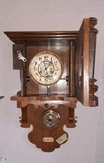 Horloge emboîtée - Junghans - Vintage Bois, laiton, métal,, Antiek en Kunst, Antiek | Klokken