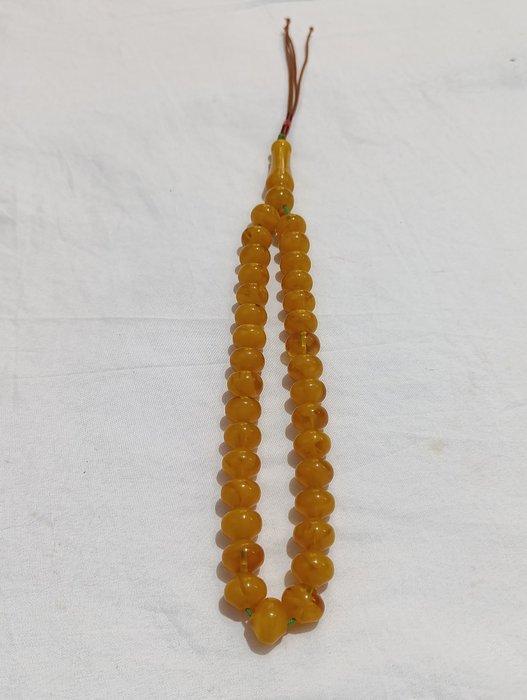 Chapelet - Ambre - 1980-1990 - Chapelet rare, Verzamelen, Dierenverzamelingen