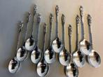 Lepel (12) - Verzilverd, Antiek en Kunst