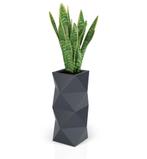 Hoge Bloempot Monumo Asti - Antraciet - Tweede Kansje - O..., Tuin en Terras, Bloempotten, 25 tot 40 cm, Kunststof, Verzenden