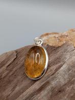 Uniek stuk juweel in 925 zilver met citrienkwarts van