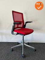 Ahrend 2020 Verta bureaustoel - refurbished - rode stofferin, Werkplek, Ophalen of Verzenden, Gebruikt, Stoel