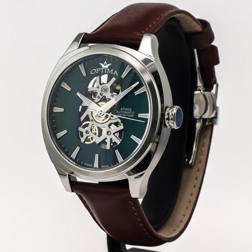 Optima - Atmos Swiss automatic - OSA485SK-SL-12 - Sans Prix, Handtassen en Accessoires, Horloges | Heren