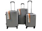 Libiao  Kofferset 3 Delig - 85l &  50l & 30l -  Zilver Grijs, Handtassen en Accessoires, Koffers, Ophalen of Verzenden, Nieuw