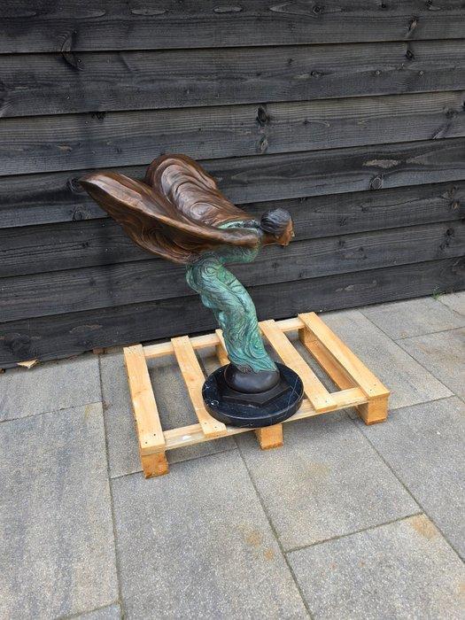 Beeld, XL - Rolls Royce - Spirit of Ecstasy - 75 cm - Brons, Antiek en Kunst, Curiosa en Brocante