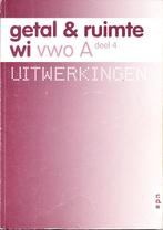 Getal en Ruimte A VWO deel 4 Uitwerkingen, Boeken, Verzenden, Nieuw