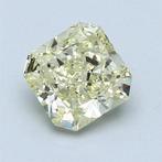 1 pcs Diamant - 1.21 ct - Radiant - fancy light yellow - VS2