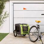 vidaXL Hondenfietstrailer oxford stof en ijzer groen en, Verzenden, Nieuw