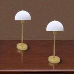 Herstal - Tafellamp (2) - Vienda - Opaal / Brons - Glas,