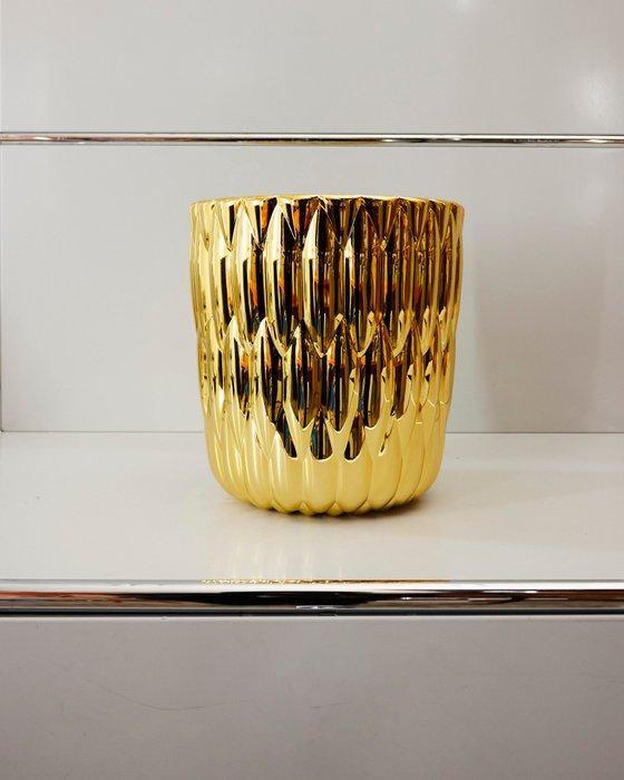Kartell - Patricia Urquiola - Vaas - Jelly Metal - Goud -, Antiquités & Art, Antiquités | Meubles | Chaises & Canapés