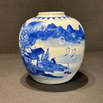 Vaas - Porselein - China - Guangxu (1875-1908) - Blauw wit