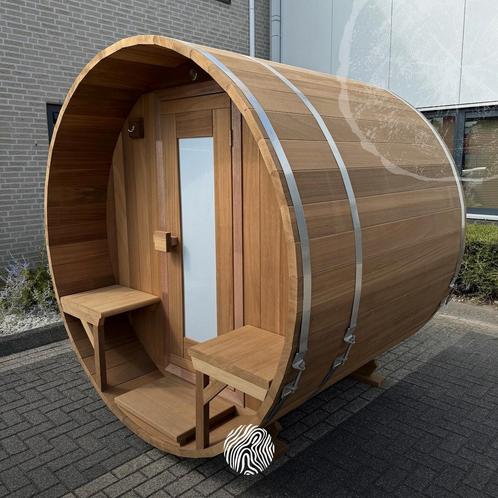 Compacte barrelsauna van Gemodificeerd Ayous 180 cm, Sports & Fitness, Sauna, Enlèvement ou Envoi