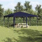 vidaXL Partytent Blauw en Wit 400 x 400 x 270 cm Polyester, Verzenden, Nieuw